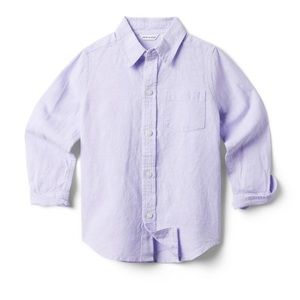 Janie and Jack -The Linen-Cotton Shirt